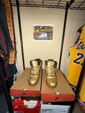 Ewing Athletics 33 Hi x Teyana Taylor “Fame” Metallic Gold Sneaker